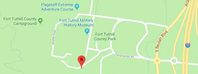 Map of Fort Tuthill Recreation Area